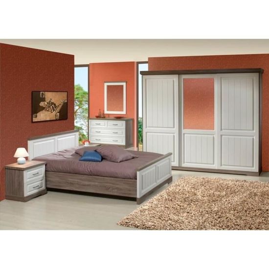 Chambre Adulte Complete Contemporaine Anne 160 X 200 Cm Achat