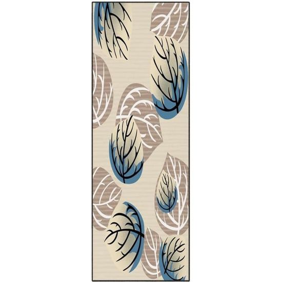 Grand Tapis Propylène Motif Marocain 180x145 Cm – Beige/multico, Pour Salon Ou Salle à Manger