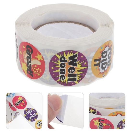 1500Pcs Autocollants De Récopense Anial, 2.5c Sticker Récopense