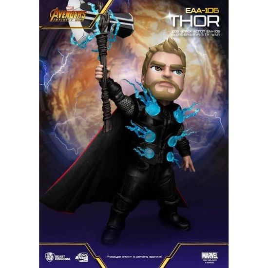 Figurine Marvel Avengers Infinity War Thor - PVC articulé 16cm