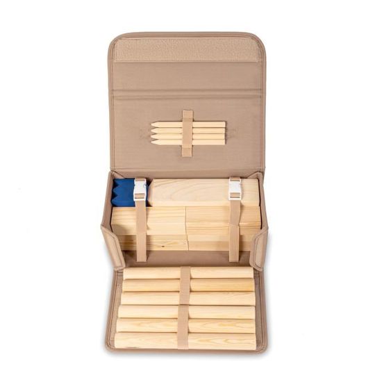 Jeu De Kubb Relaxdays – 21 Pièces, Bois, Jeu Scandinave D'extérieur