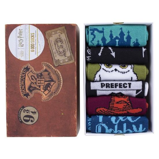 Harry Potter Chaussettes Femme – Lot 5 Paires – Tailles EU 35-41 – Tricot Doux Et Respirant – Coffret Cadeau Officiel