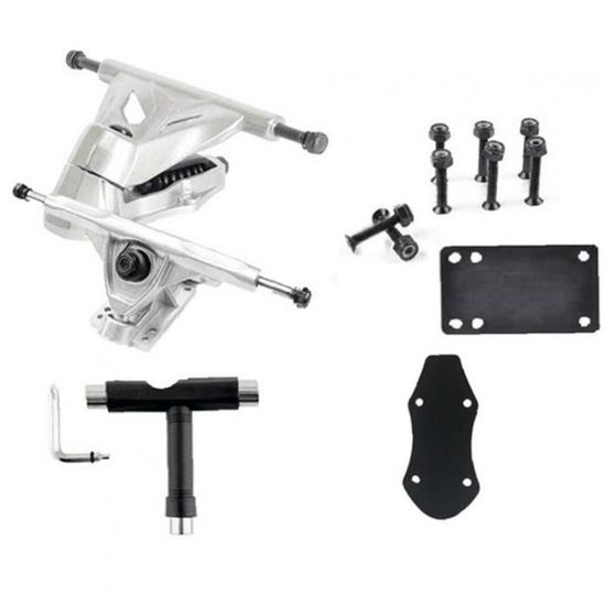 Kit écrous Et Entretoises PATIKIL Pour Skateboard/longboard - Filetage 5/16 - Doré - 4 écrous + 8 Entretoises