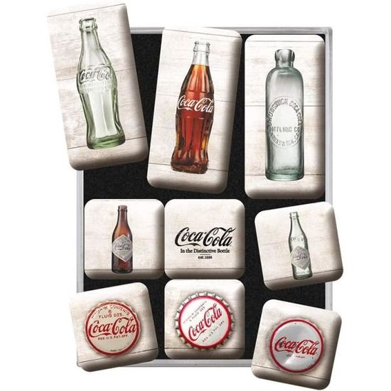 Aimant De Frigo Fort 'Cappuccino' 8x6 Cm Par Nostalgic-Art - Style Vintage Café, Fabrication Allemande
