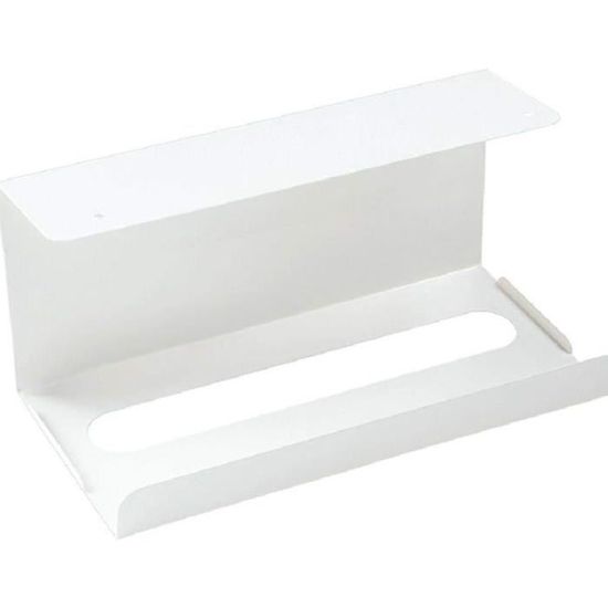 Porte-rouleau de papier Distributeur de lingettes avec étagère Couverture transparente Montage
