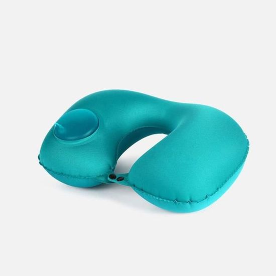 Coussin de Voyage, Oreiller de Voyage bleu, Oreiller Cervical Memoire