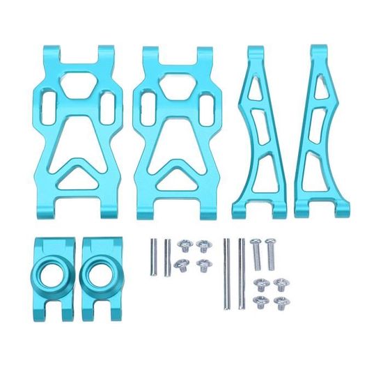 4 Bras De Suspension En Plastique Noir Pour Voiture RC WLtoys 144001 - Avant Et Arrière (neufs)