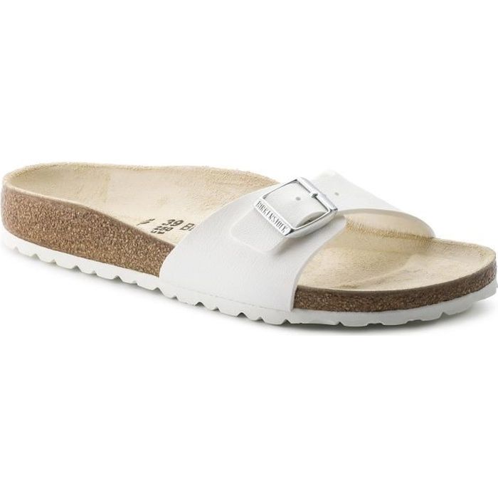 Mules Birko-Flor Madrid - BIRKENSTOCK - Homme - Blanc - Synthétique