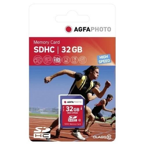AGFAPHOTO SDHC CARTE 32GO / GB CLASS 10 / HIGH/…