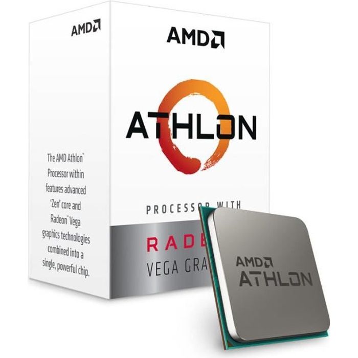 AMD Processeur Athlon 3000 - Socket AM4  (YD3000C6FHBOX)