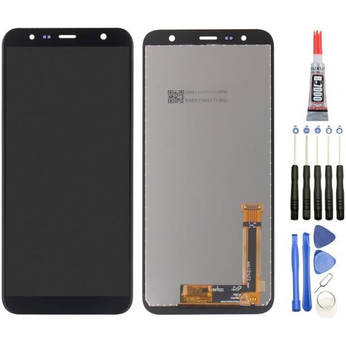 Ecran Complet LCD et Tactile pour Samsung Galaxy J6 Plus J610 J610F SM-J610F Noir.