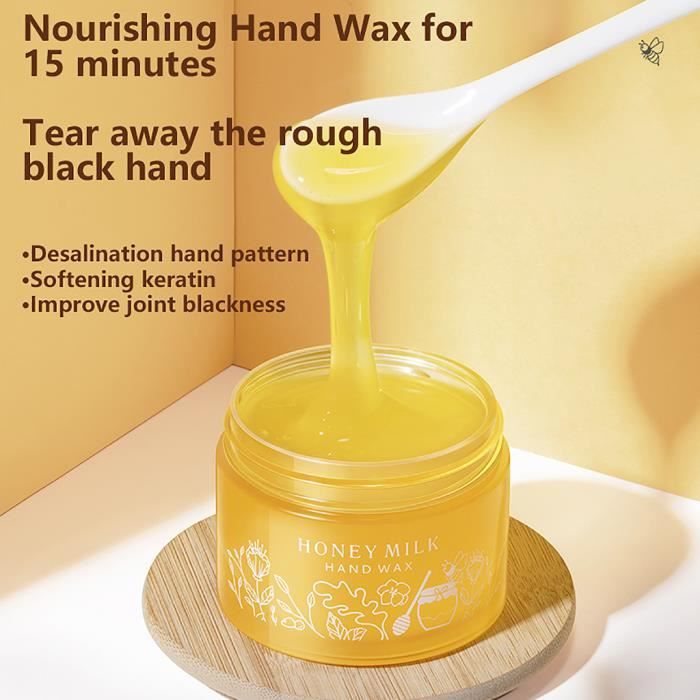Soin des mains paraffine lait miel hydratant peeling mains masque de cire hydratant a120