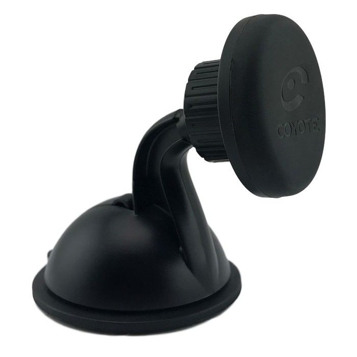 Support aimanté avec Ventouse - Compatible avec Coyote Mini, S et Smartphones – A Fixer sur Le Pare-Brise ou Le Tableau de Bord