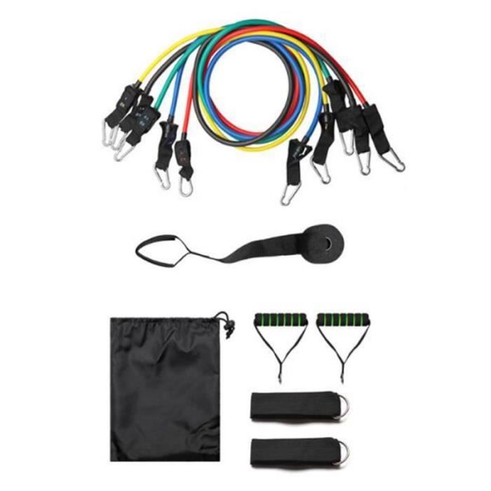 11 pièces multi-fonction rallye dispositif rallye ceinture résistance bande costume bras Force disp - Modèle: 11pcs - HSJSTLDC01125