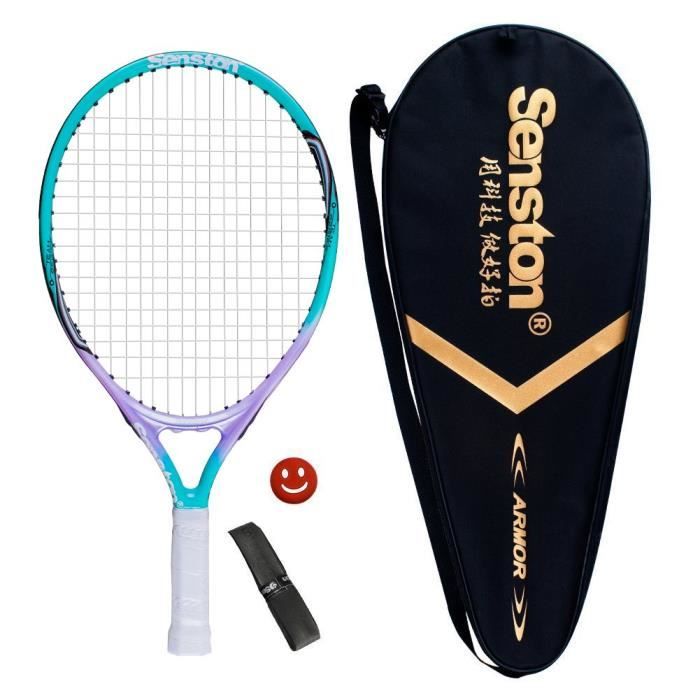 Senston Débutants Raquette de Tennis, Raquette de Tennis Enfants, y compris Sac de Tennis et Surgrip et Amortisseur de Vibrations