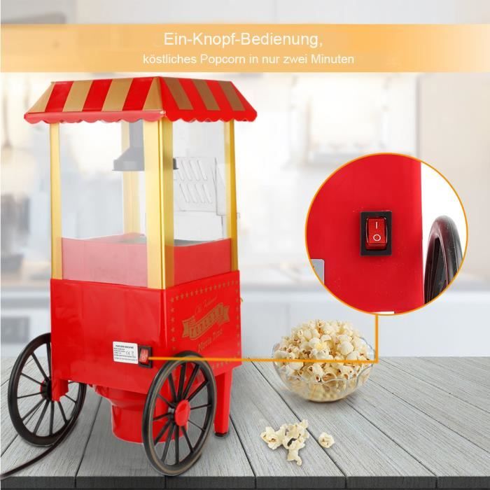 Machine à Pop-corn avec Chariot Professionnelle