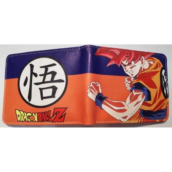 Wu kong – portefeuille dragon ball en cuir pu, portefeuille mince pour homme et femme, dessin animé singe roi cion pour *EX4435