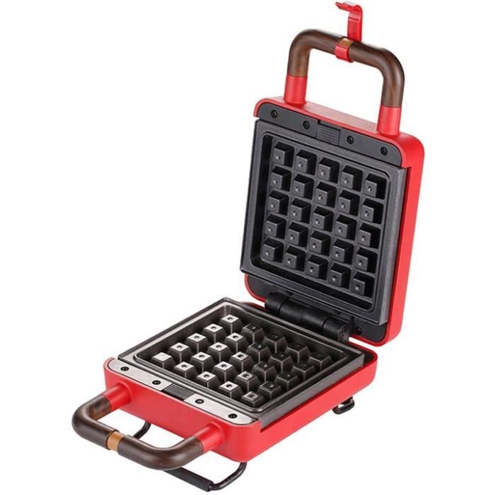 GAUFRIER Mini Machine Sandwich Gaufres Crecircpes PortableGaufrierGaufrier chauffant double face meacutenage bricolage sandwich 1475