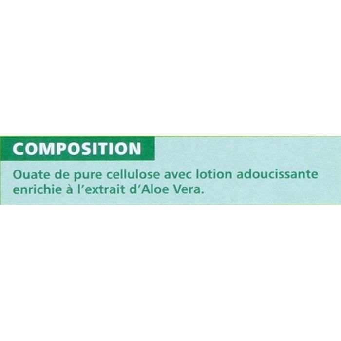 Lot de 80 Mouchoirs à l'Aloe - 3 plis