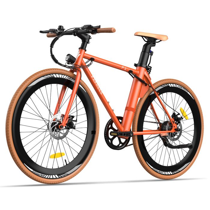 Fafrees F1 Vélo électrique 700C*28C Roue, 250W Moteur, 36V 8.7Ah Batterie, Vélo de Route 25km/h, Orange