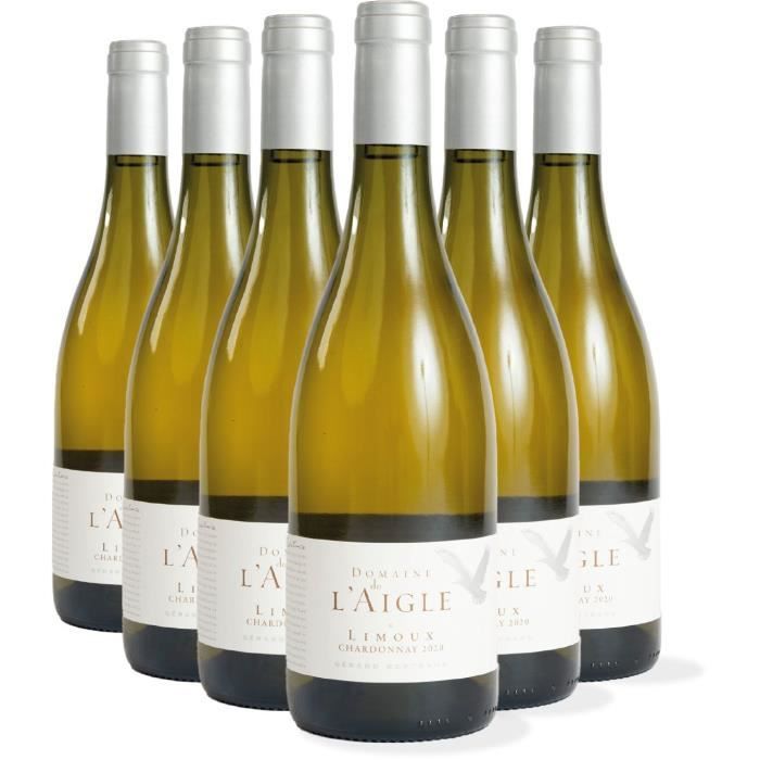 Domaine de l'Aigle Chardonnay 2021 - Vin blanc bio x6