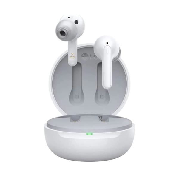 Écouteurs LG TONE-FP3 True Wireless InEar en blanc avec microphone intégré pour les appels mains libres, connectivité Bluetooth 5.1,