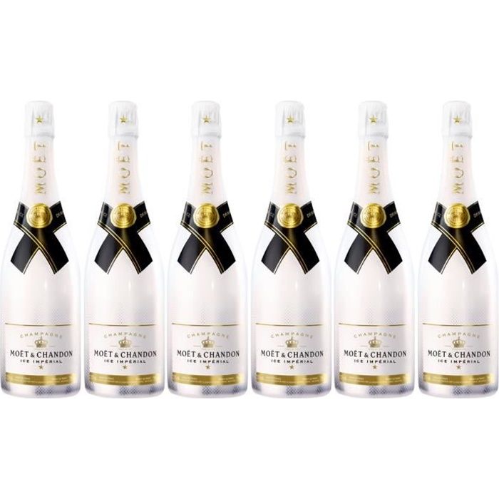 Lot 6 Champagnes Moët & Chandon Moët Ice 75cl