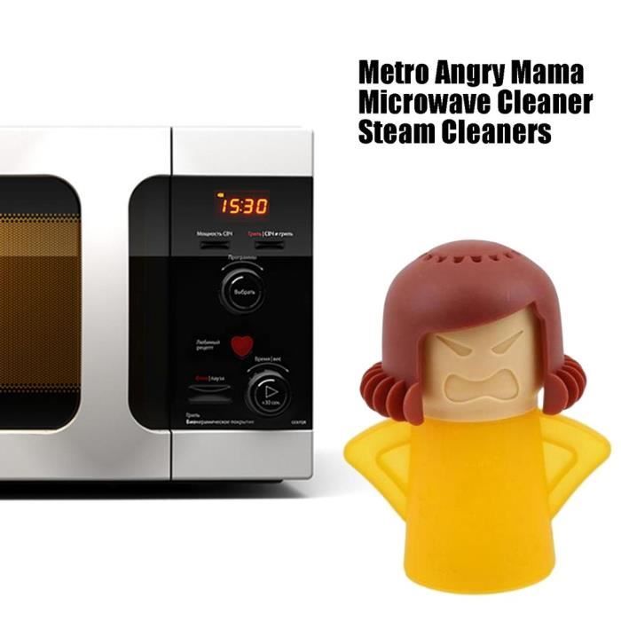 Nettoie les Fours Micro Ondes jaune
