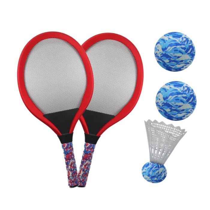 1 paire enfants tennis raquette de badminton jouant parent-enfant jeu éducatif accessoires RAQUETTE DE TENNIS - CADRE DE TENNIS