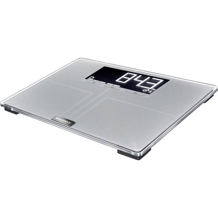 Balance d'analyse Soehnle Shape Sense Connect 200 Plage de pesée (max.)=180 kg gris avec Bluetooth