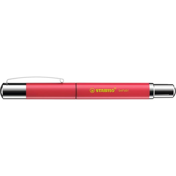Stylo-plume STABILO beFab! - Collection UNI-COLORS : rouge pastèque