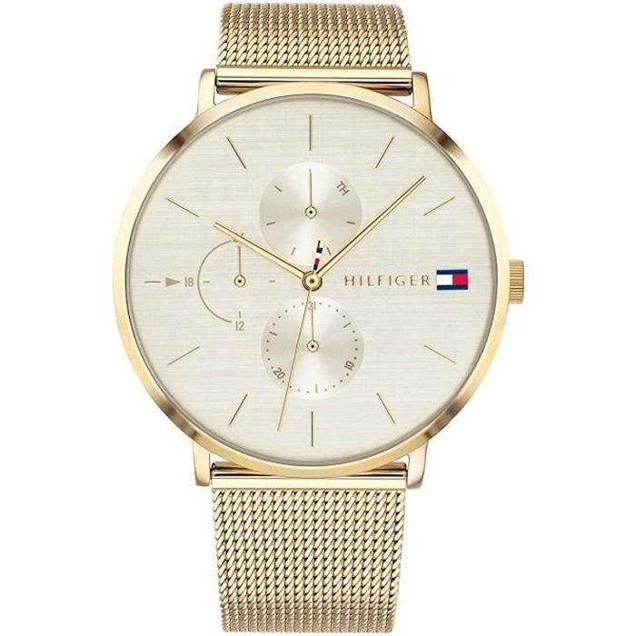 Tommy Hilfiger Femmes Multi-cadrans Quartz Montres bracelet avec bracelet en Or Plaqué - 1781943 5407