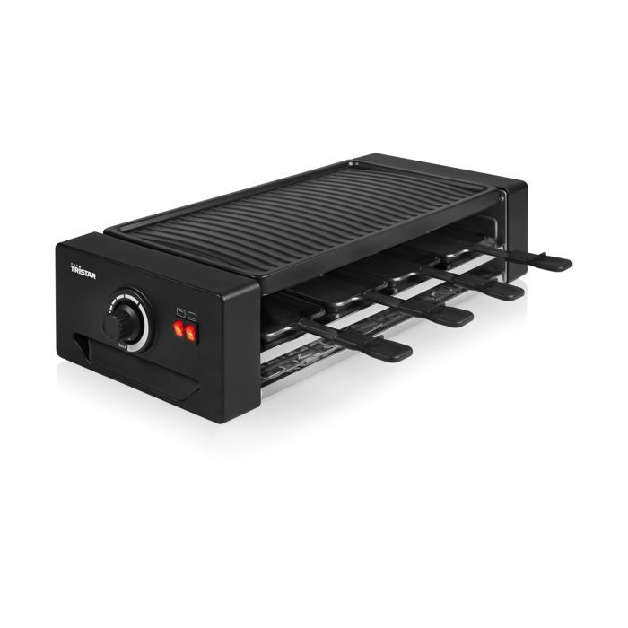 Appareil à raclette et à pizza pour 8 Tristar RA-2736 - 8 personnes - Coupe-pâte inclus
