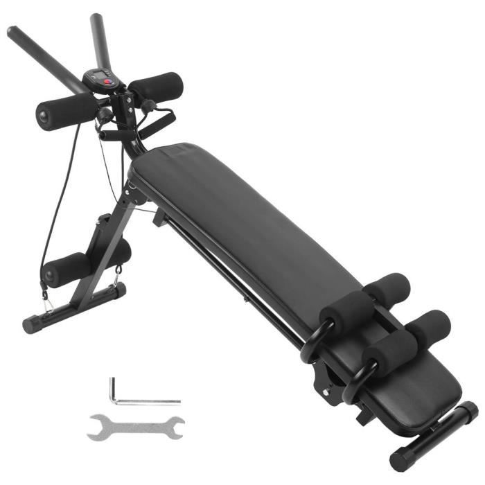 PRI Banc de Musculation Banc Abdominale Réglable d'Entraînement Multifonction