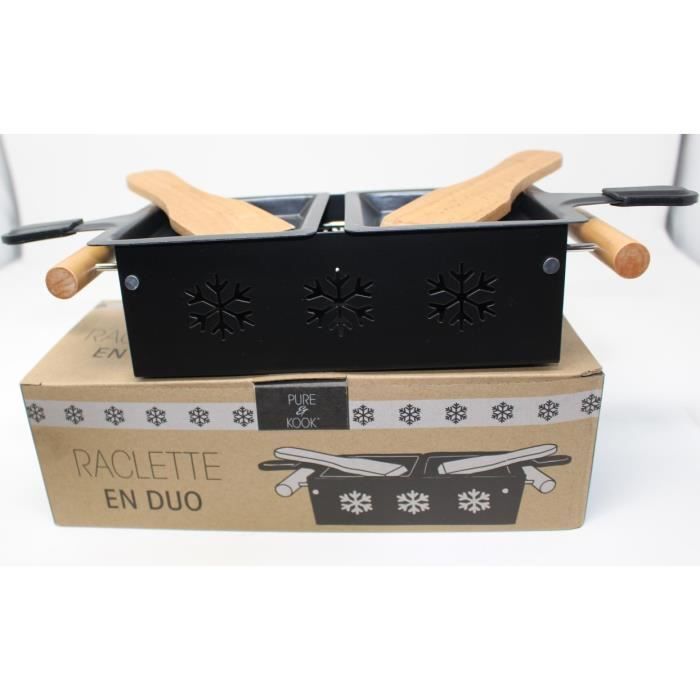 Service à raclette double FLOCONS