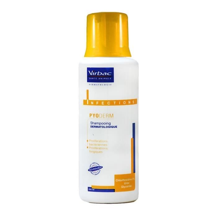 Pyoderm Glycotec shampoing antiseptique - 500 ml