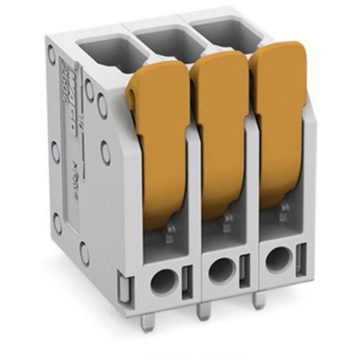 Borne pour circuits imprimés WAGO 2604-3104 4 mm² Nombre de pôles 4 1 pc(s) - CONNECTEUR SECTEUR