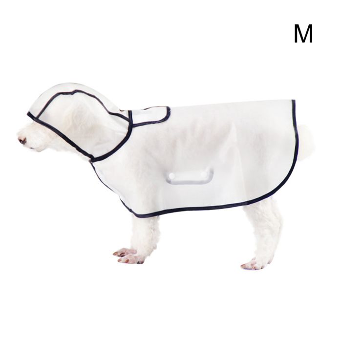 Comparer les prix de [Ande Online Manteau de pluie pour petit chien doux givré transparent modèle M