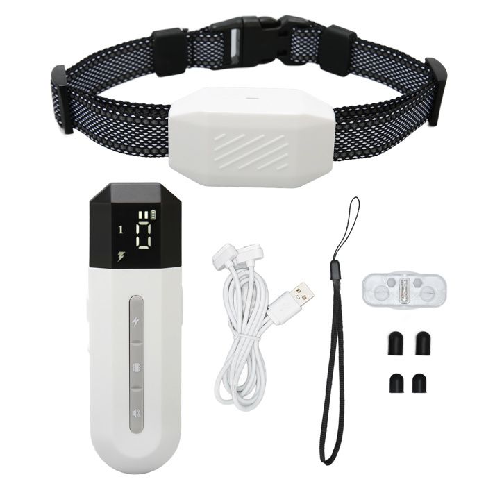 Meilleurs prix pour Collier de dressage pour chien 3 modes de sécurité sans fil étanche rechargeable collier de choc électrique pour chiot avec