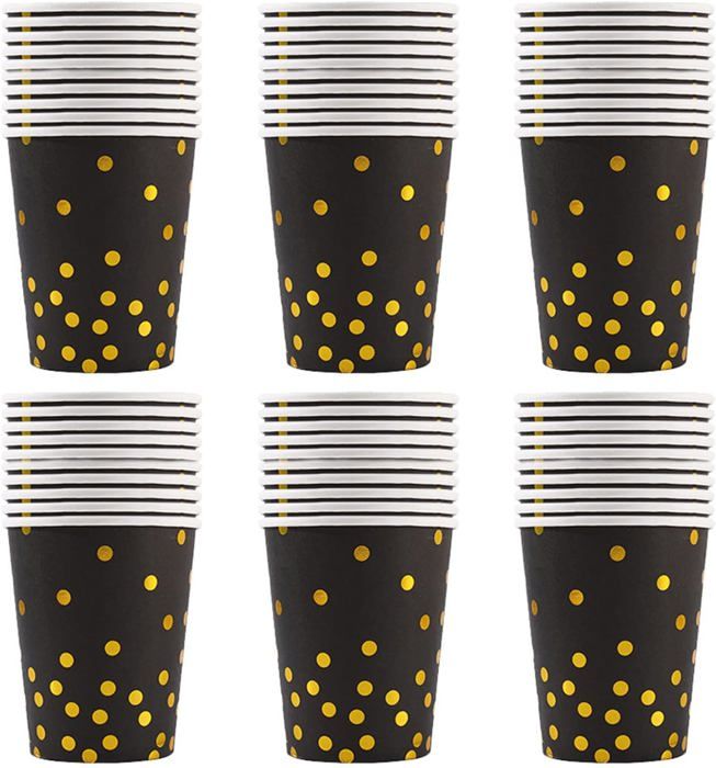 Gobelets En Carton Colorés 250ml - Lot De 60, 6 Couleurs, Biodégradables Pour Fêtes, Gobelets Enfant DIY