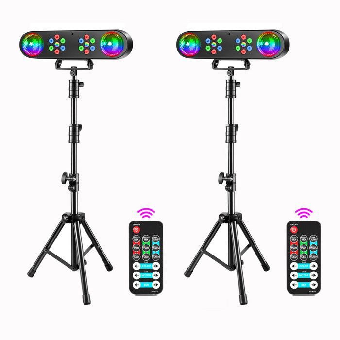 Lampe Uv 2Pcs Rechargeable 10W Tube LED Lumière Noire, 395nm Barre De Lumières UV, Tube LED Lampe Noire Portable, Black Light Pour Halloween Noël Soirée Body Painting Affiche Exposition De Peinture Mini