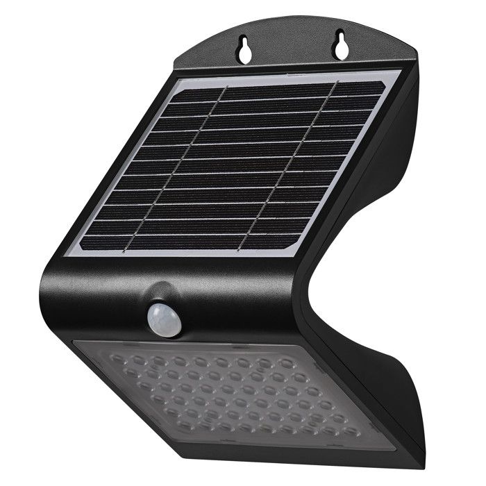 OSRAM Projecteur solaire ENDURA BUTTERFLY noir 4 W 500 lm détecteur de mouvement et de lumière éclairage extérieur batterie