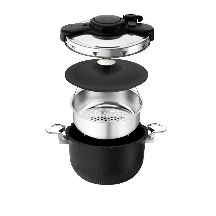 Cocotte Minute SEB Ovale 7 Litres – Ancienne, Vintage, Acier Inoxydable, État D'Usage