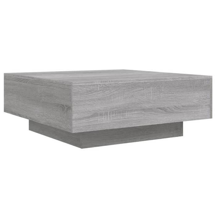 Top 2026@Table centrale de salon Gris - SWEETY® Table basse sonoma gris 80x80x31cm - bois dingénierie 934682