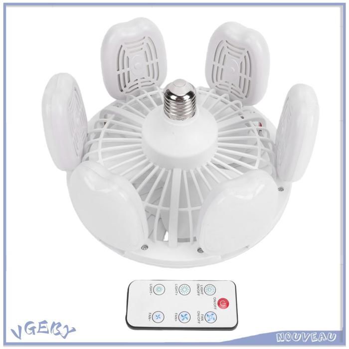 Duokon ventilateur de plafond moderne Ventilateur de plafond pliable moderne avec lumières et télécommande pour luminaire lustre