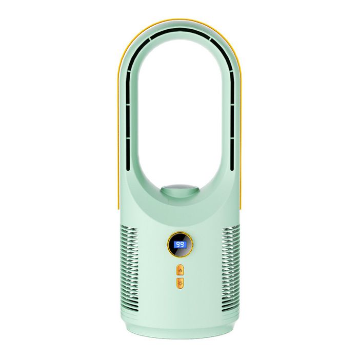 Climatiseur Mobile - Silencieux Polyvalent 5 vitesses - Petit ventilateur USB rechargeable veilleuse - Chambre bureau maison - Vert