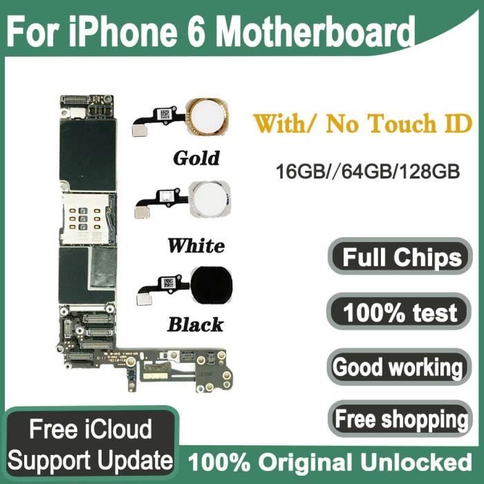 Carte Mère (logic Board) Pour IPhone 5S 16Go/32Go - Débloquée, Sans Touch ID - Occasion Fonctionnelle