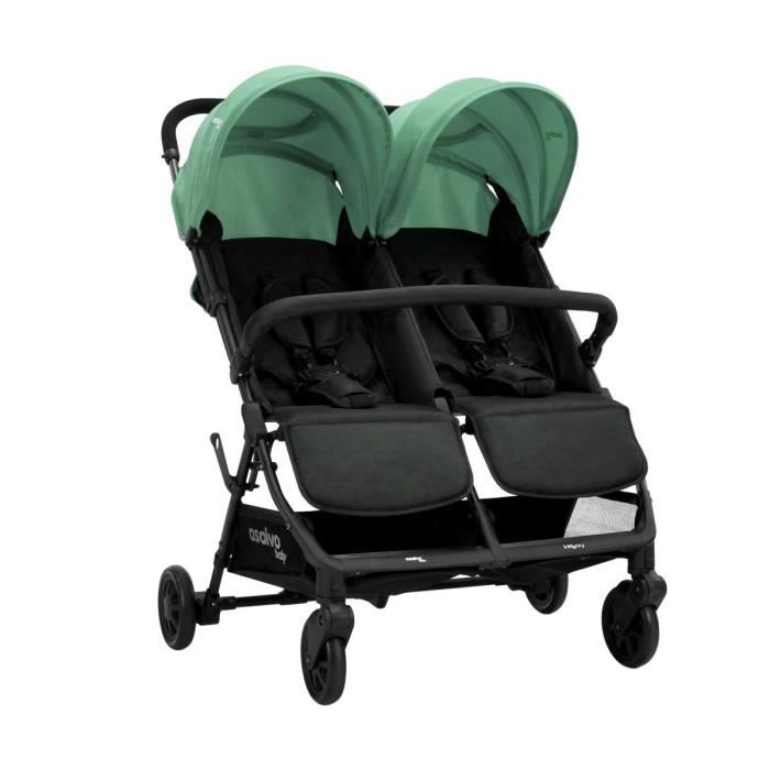 Poussette Double ASALVO Henry Vert Enfant Mixte Cdiscount Jeux Jouets