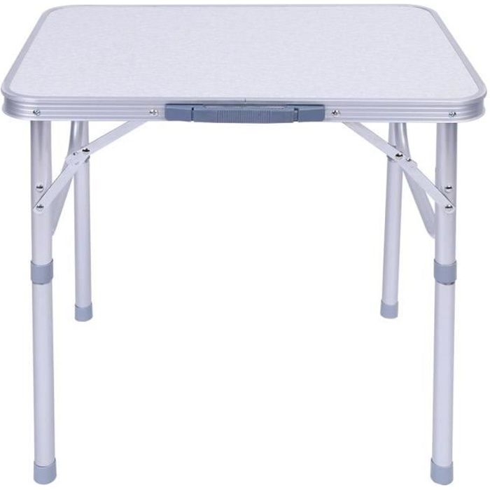 Table De Camping Pliante En Aluminium Plateau Reglable Pliant