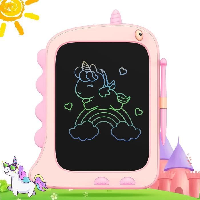 Tablette Dessin Enfant Lot de 2 LCD 8,5 Pouces Ardoise Magique